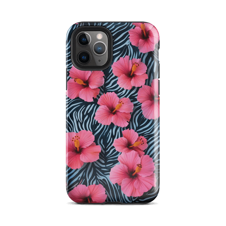 Red Hibiscus Tropical - Tough Phone Case product image (2)
