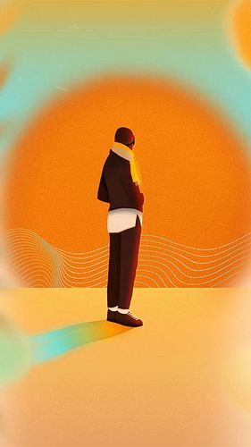 [2/3] - Happy 35th birthday to Assad Zaman 🧡🎂
Had fun creating this illustration and animation inspired by one of his picture...