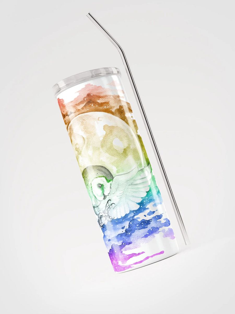 Rainbow Barn Owl - tumbler product image (3)