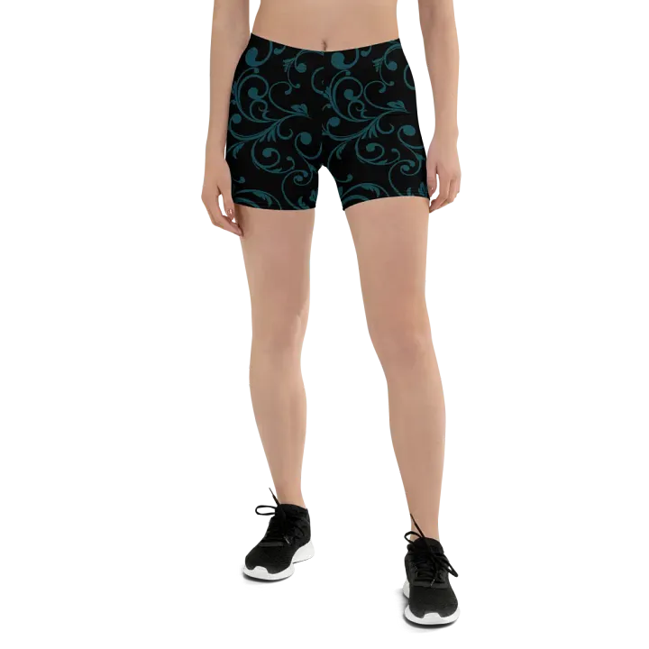 Dark Teal Activewear Shorts product image (1)