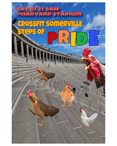 It’s that time again! We are taking our annual fitness field trip! 

This Saturday we will take on the Harvard Stadium Steps ...