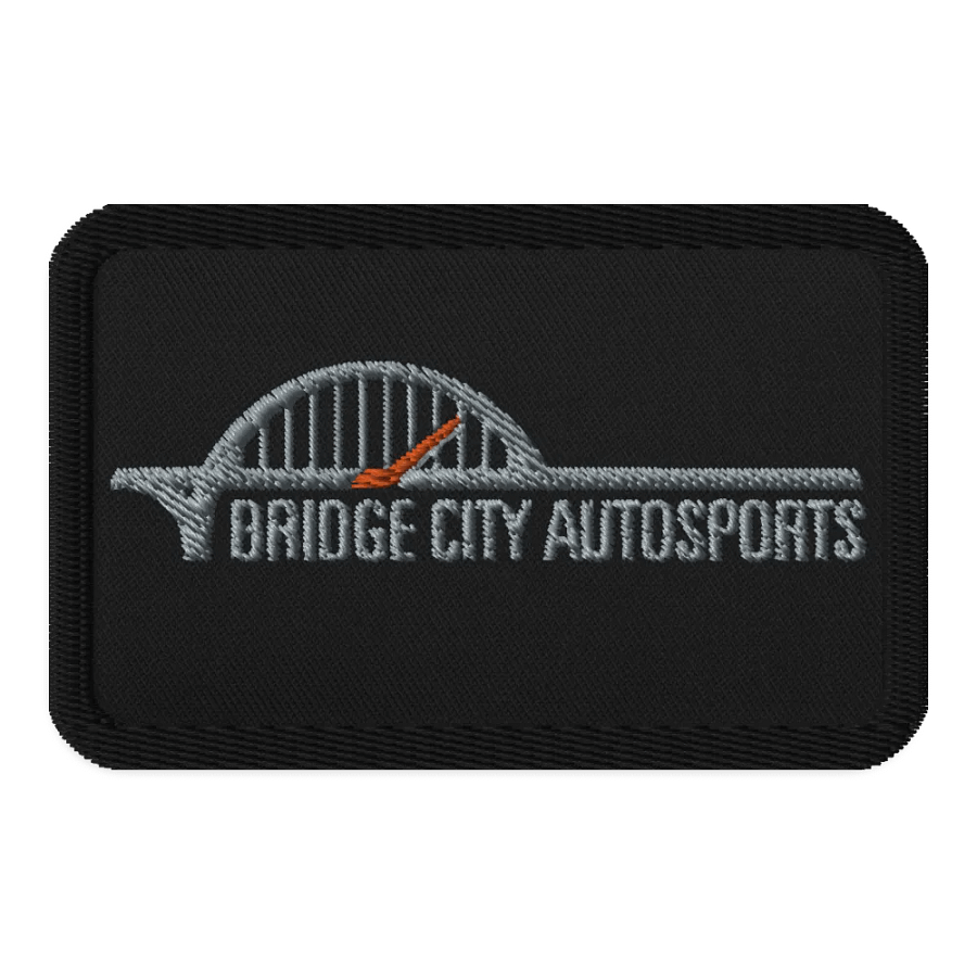 BCA Silver/Orange logo Patch Rectangle product image (1)