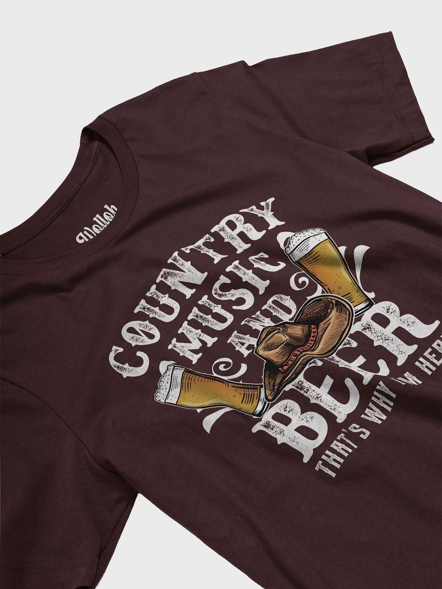 Country Music and Beer T-Shirt – Perfect for Fans of the Country Life & Drinks product image (4)
