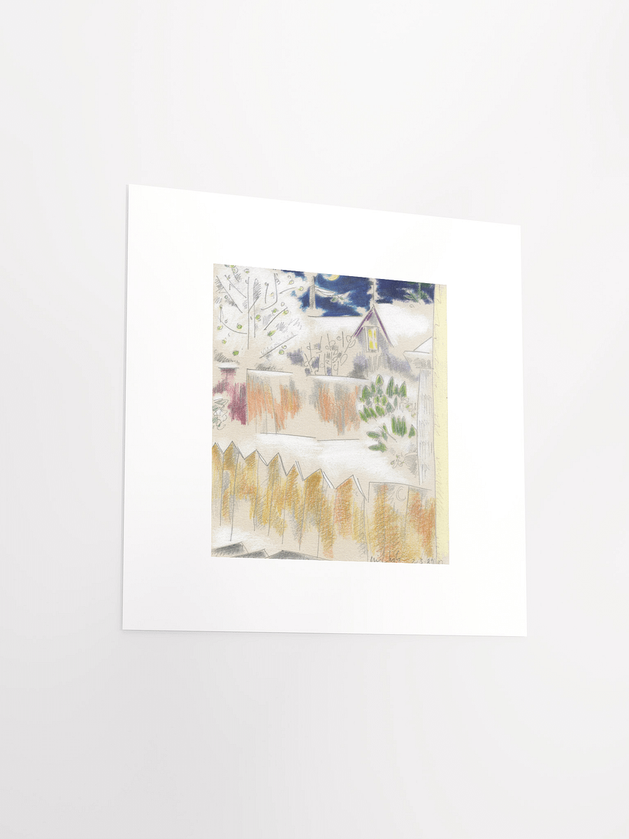 Snow on Fences 02.03.89 print product image (4)