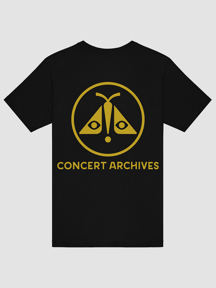 Psychedelic Alien Band Unisex T-Shirt (Logo on Back) product image (6)