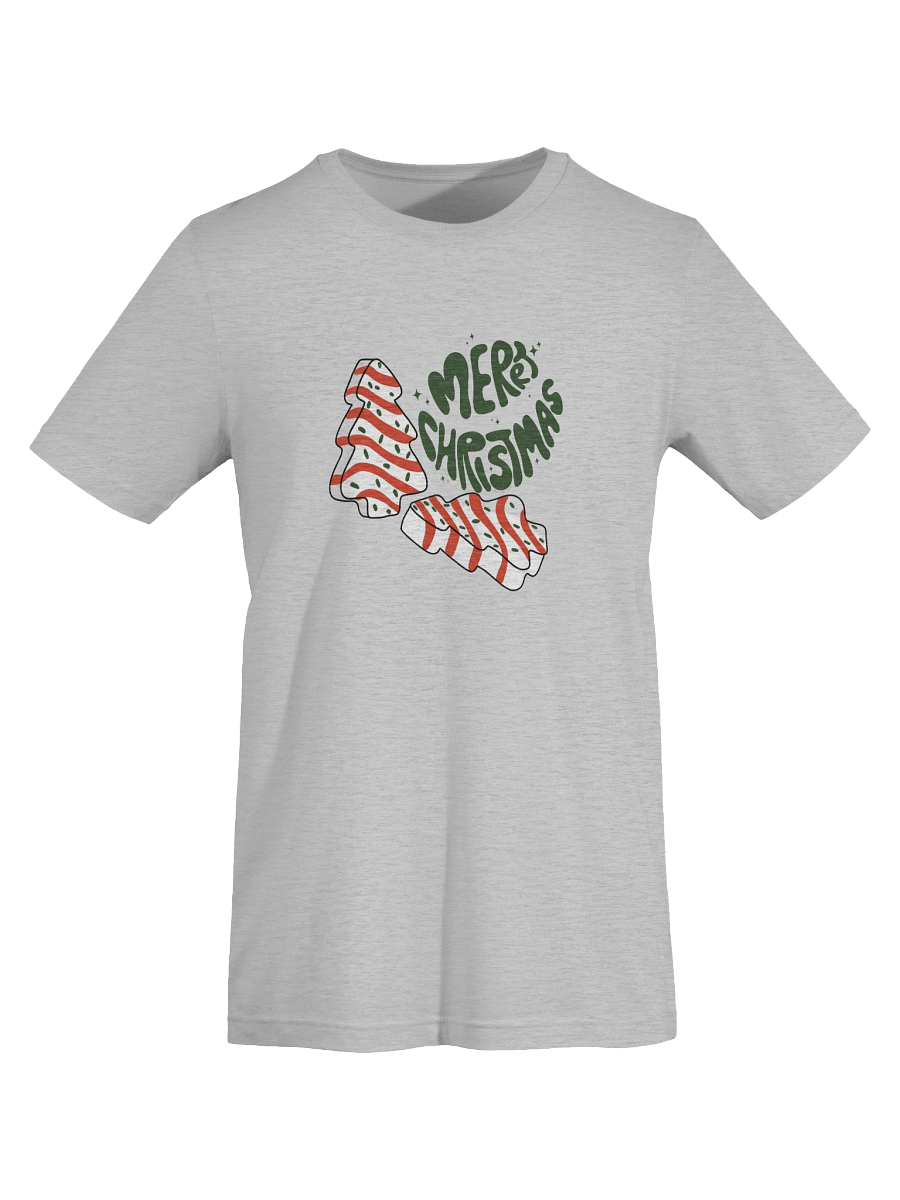 [BJ Designs] Merry Christmas Snack Cake Trees Unisex Graphic Tee product image (7)