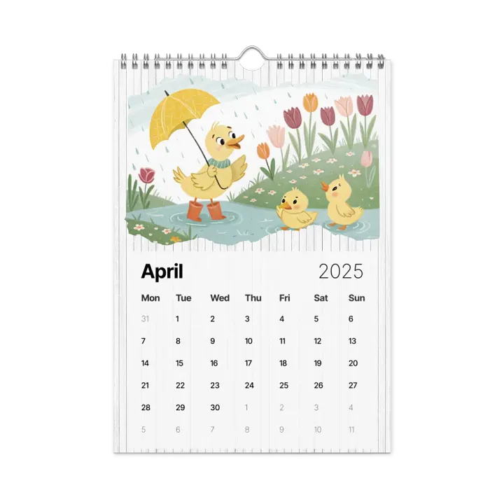 ADORABLE ANIMALS WALL CALENDAR 2025 product image (1)