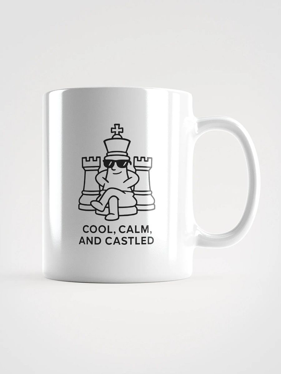 Cool, Calm, and Castled - White Glossy Mug product image (1)