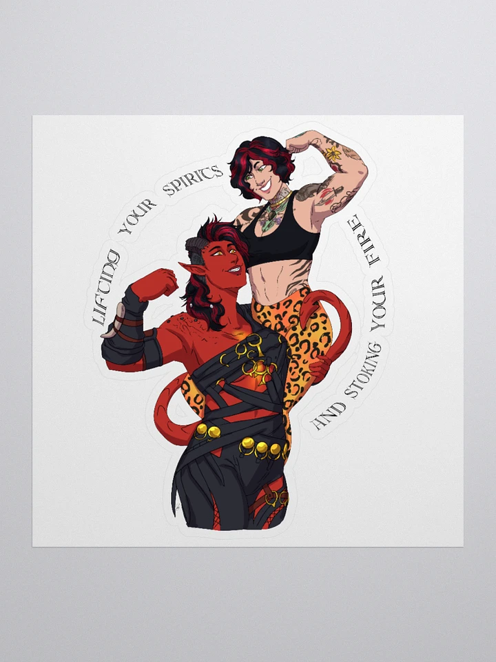 Tiefling x Ivy Combo! - Sticker product image (1)