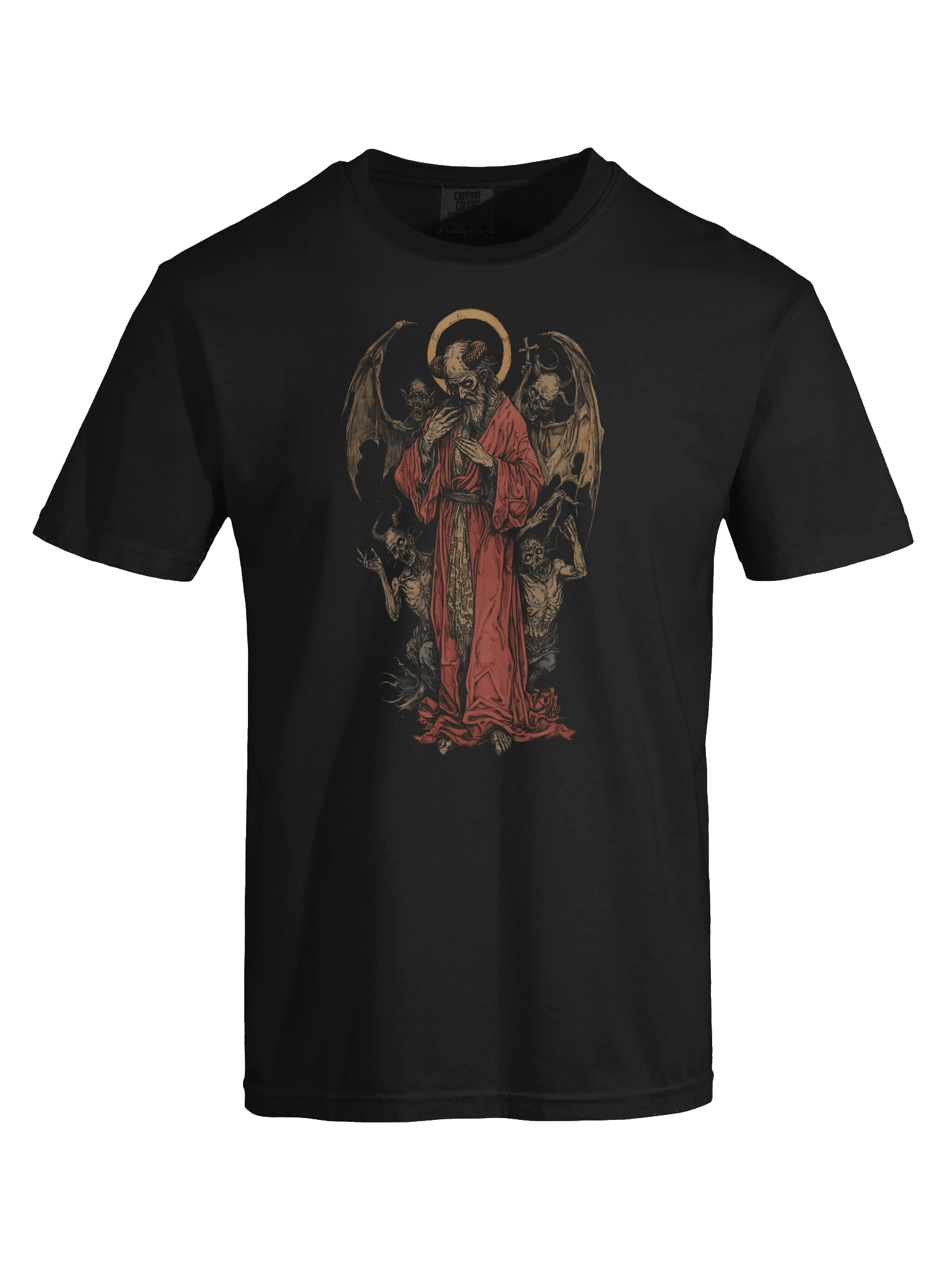 Demon Saint, Devil, Satan, Evil Dark Religious Temptation T-Shirt product image (7)