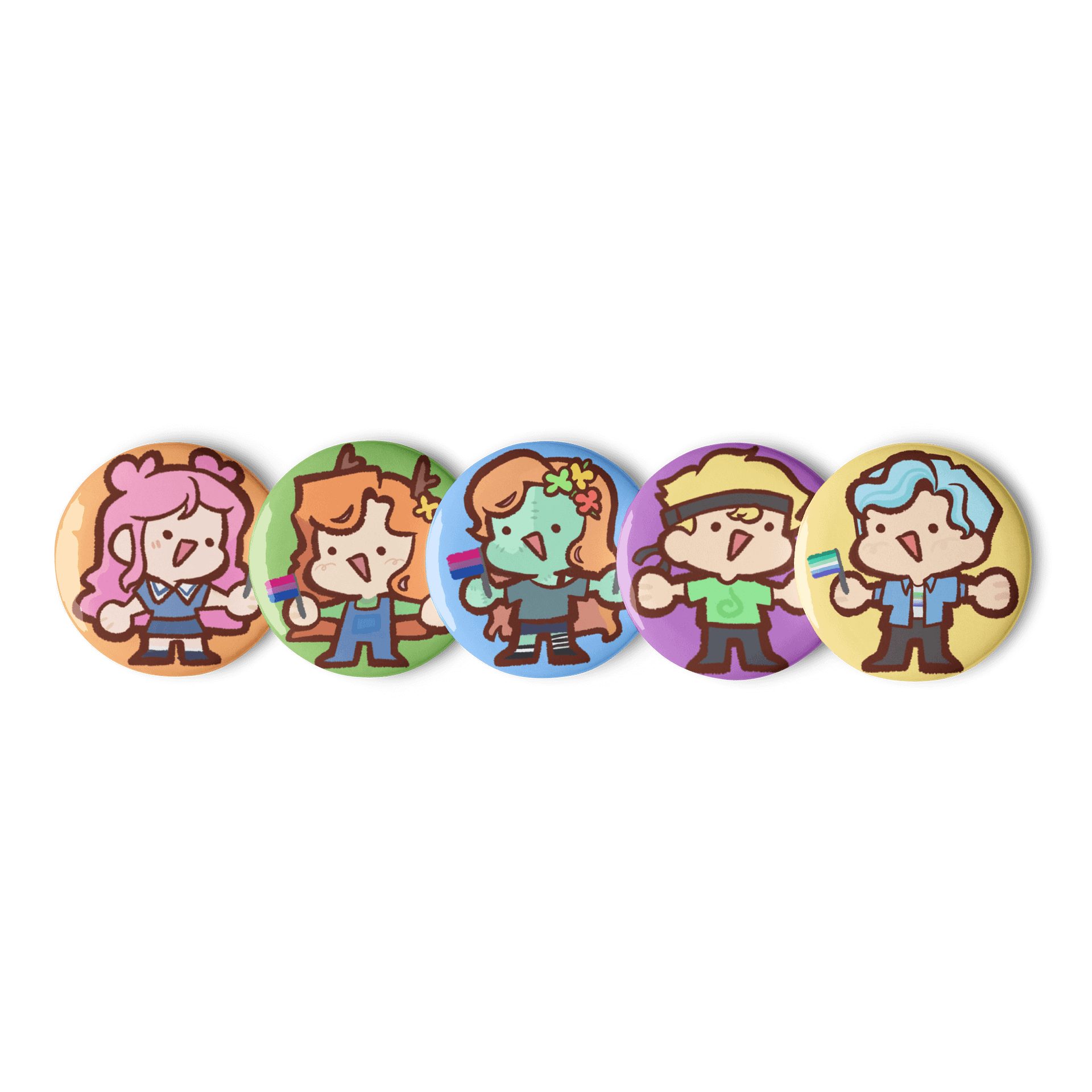 Pride members - button pins product image (2)