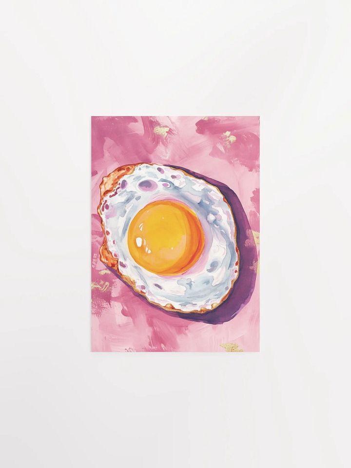 Golden Fried Egg Art Print Poster product image (2)