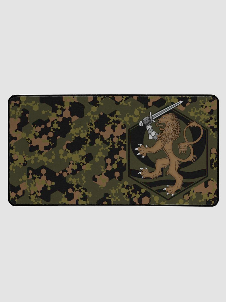 Desk Mat 15.5" x 31.5" Hexagon Camo, Lion, MilG product image (1)