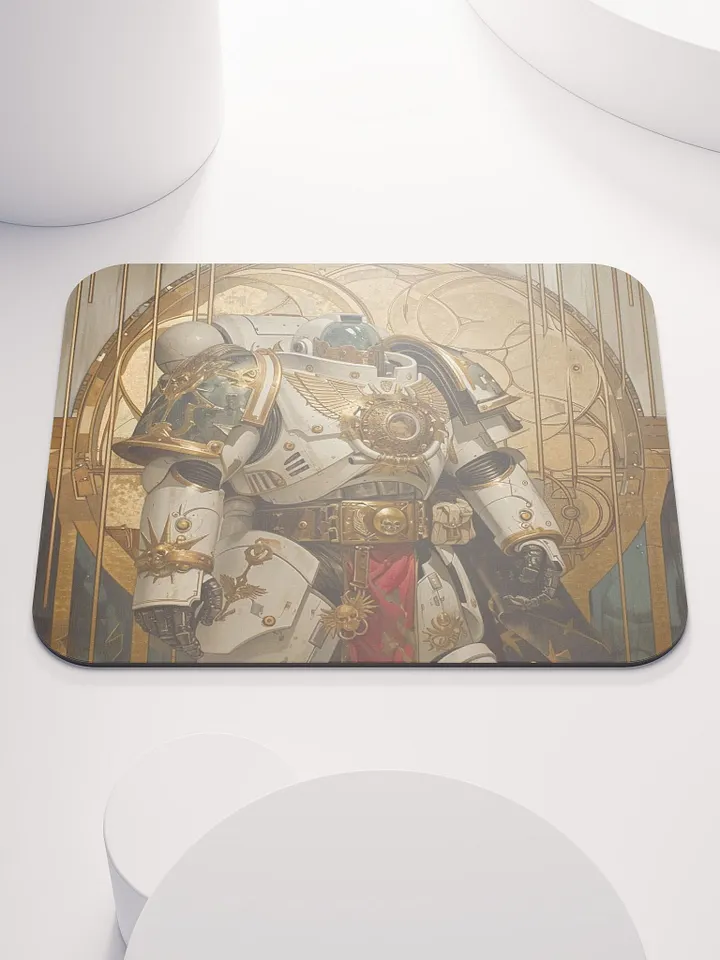 Deco-Dystopian Sentinel Mouse Pad product image (1)