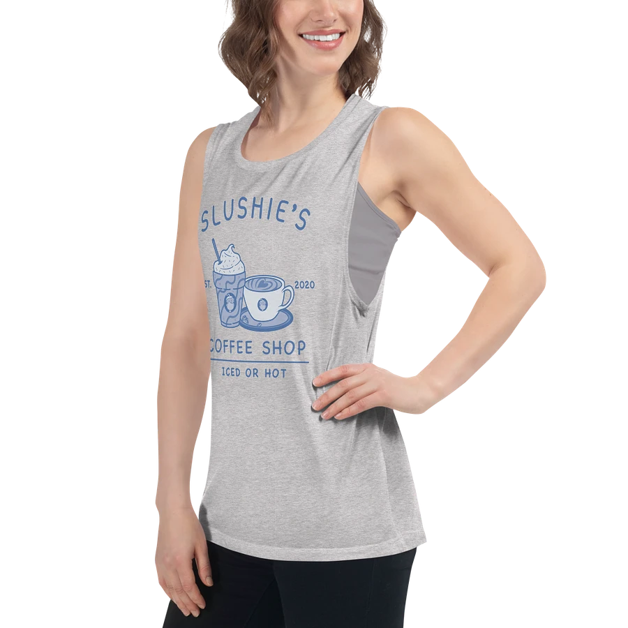 Slushie's Coffee Shop (Blue) | Women's Muscle Tank product image (6)