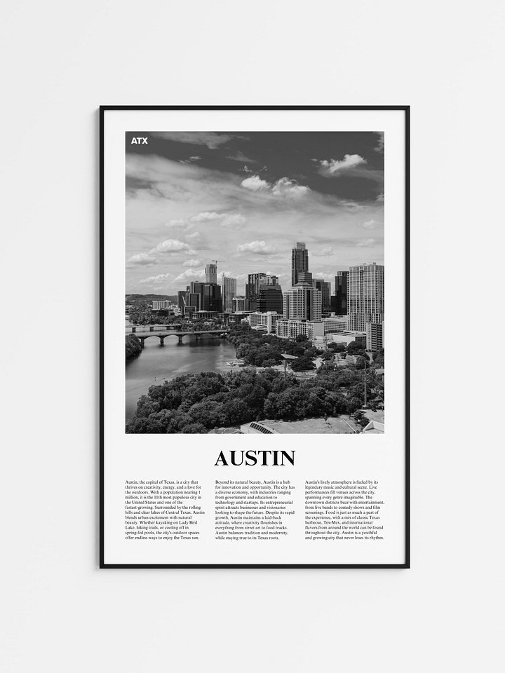 Austin 01 Newspaper Poster product image (1)