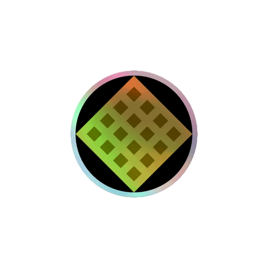 Holo WaffleSticker product image (1)