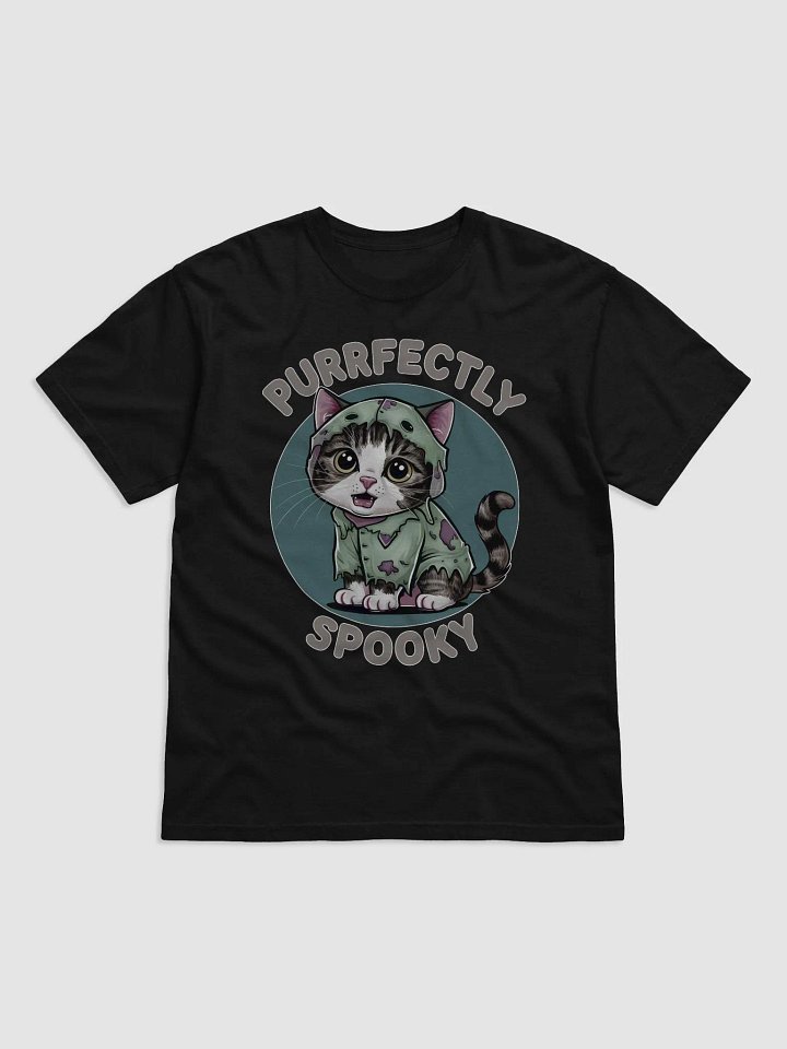 Purrfectly Spooky Cat Graphic Tee product image (1)