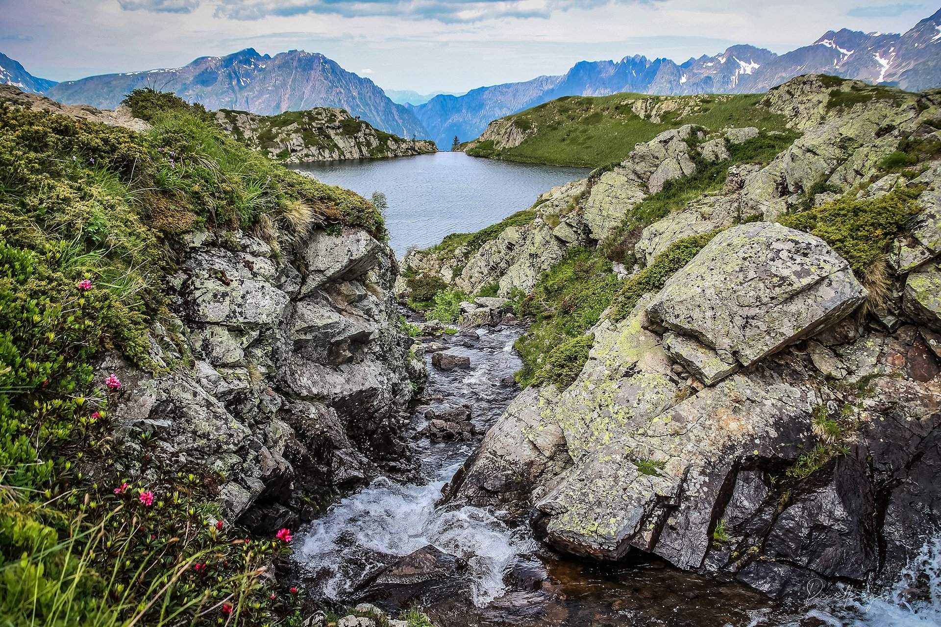 Fine Art Photography – Alpes d’Huez – The Black Lake Cascade product image (1)