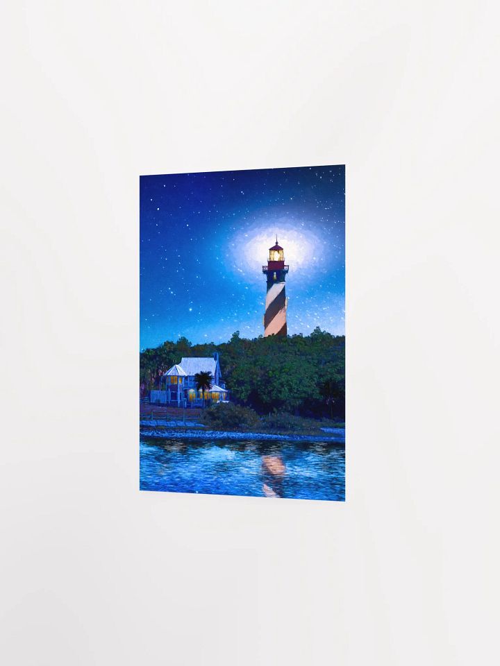 St. Augustine Lighthouse – Florida Starry Night Matte Poster product image (10)