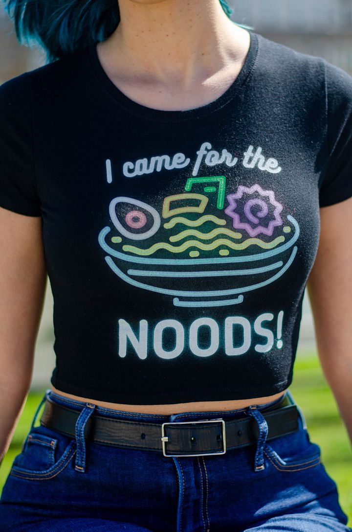 I came for the NOODS Cropped Tee product image (2)