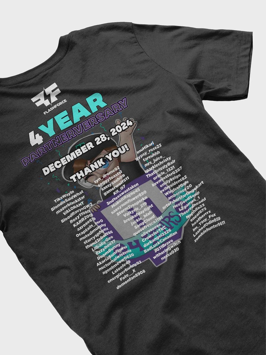 FlashForce 4 Year Partnerversary Shirt product image (3)