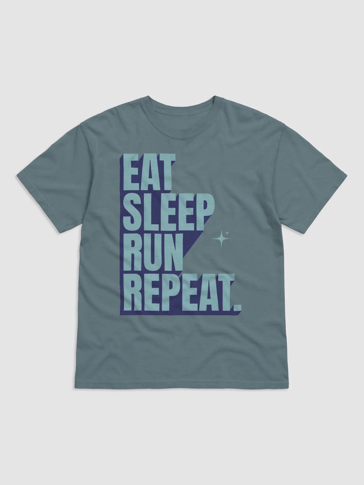 EAT SLEEP RUN REPEAT Tee product image (2)