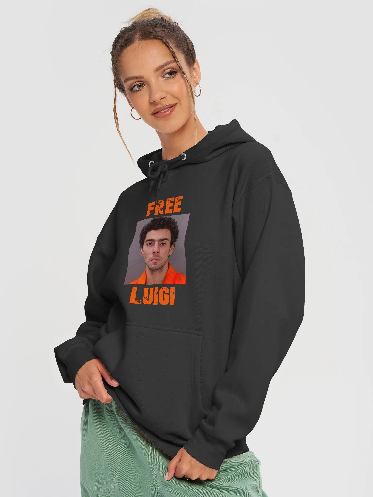 Free Luigi - Mugshot Hoodie product image (5)