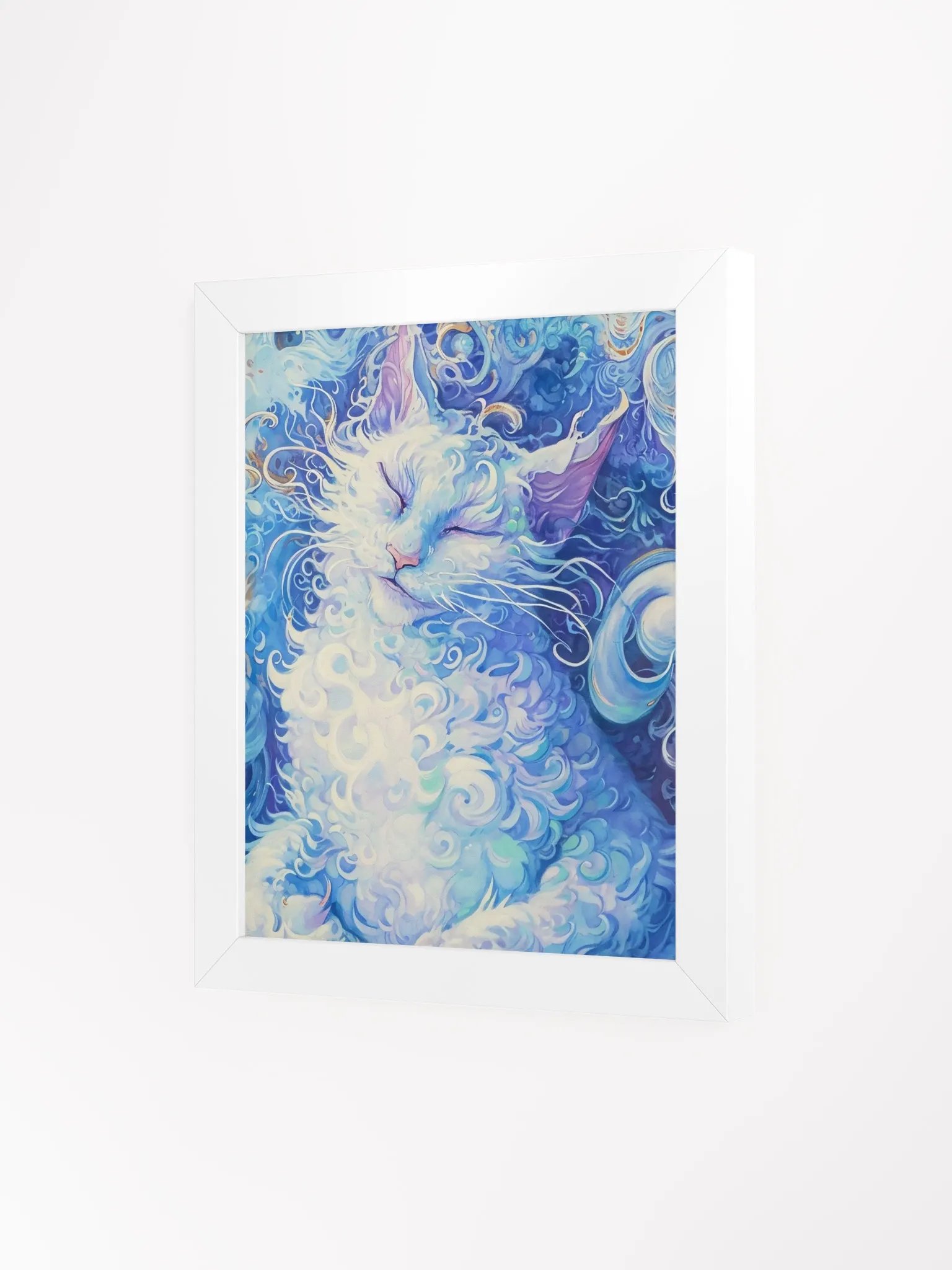 Serenity Cat Framed Matte Poster product image (3)