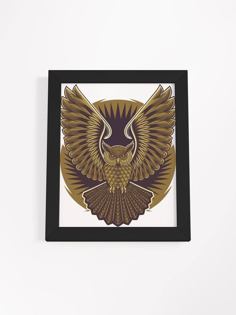 Majestic Golden Eagle Framed Poster - A Symbol of Power and Freedom product image (9)
