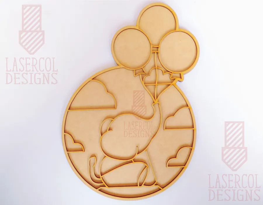 Baby Elephant - Laser Cut Files product image (10)