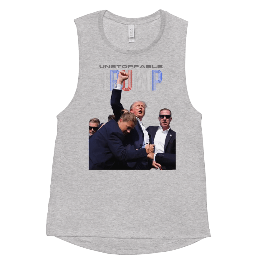 Unstoppable Trump: Fist Pumping Freedom Tank product image (58)