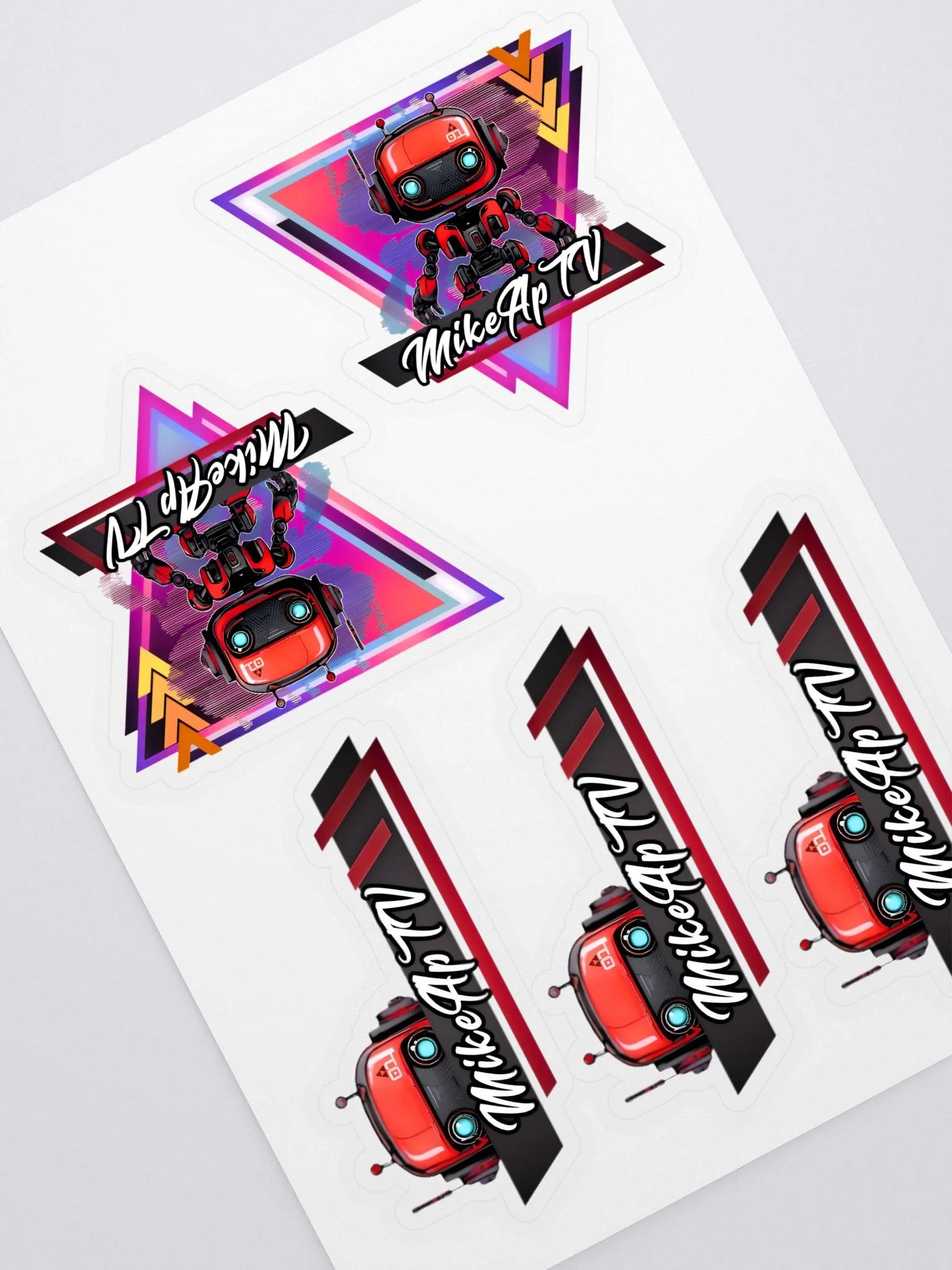 MikeApTV Sticker Sheet product image (1)