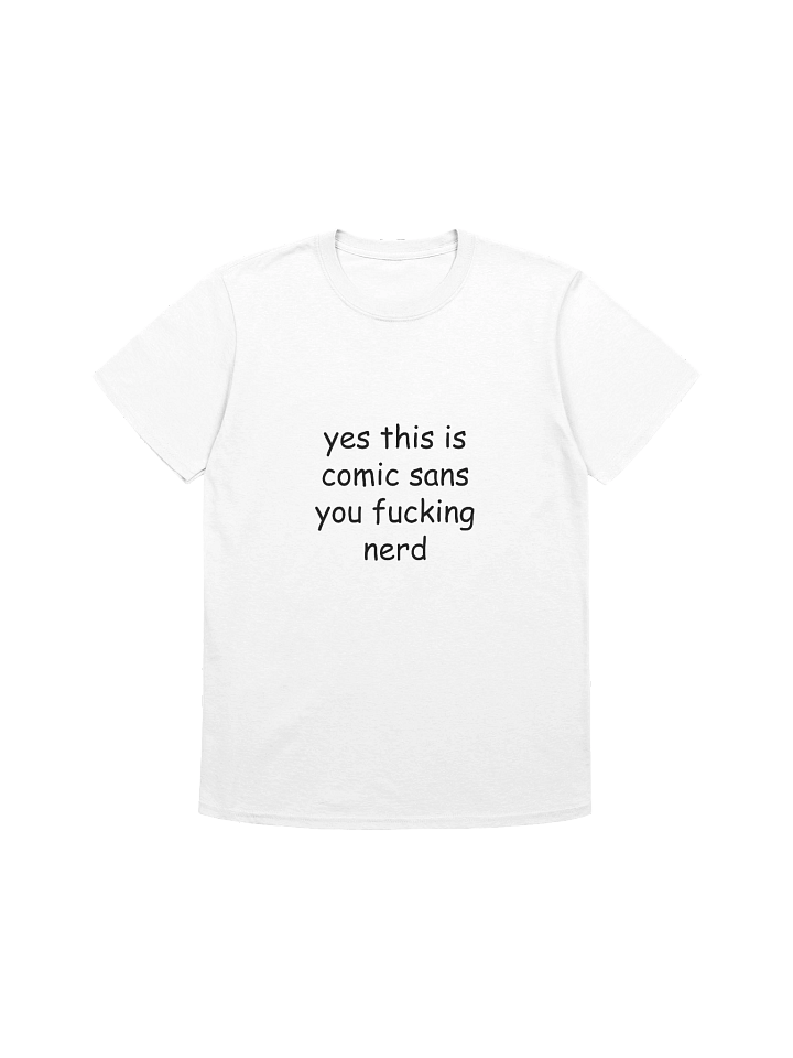 comic sans t-shirt product image (1)
