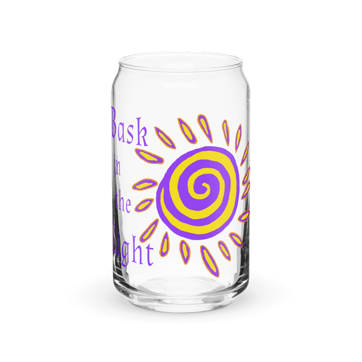 Bask in the Light Can Shaped Glass product image (2)