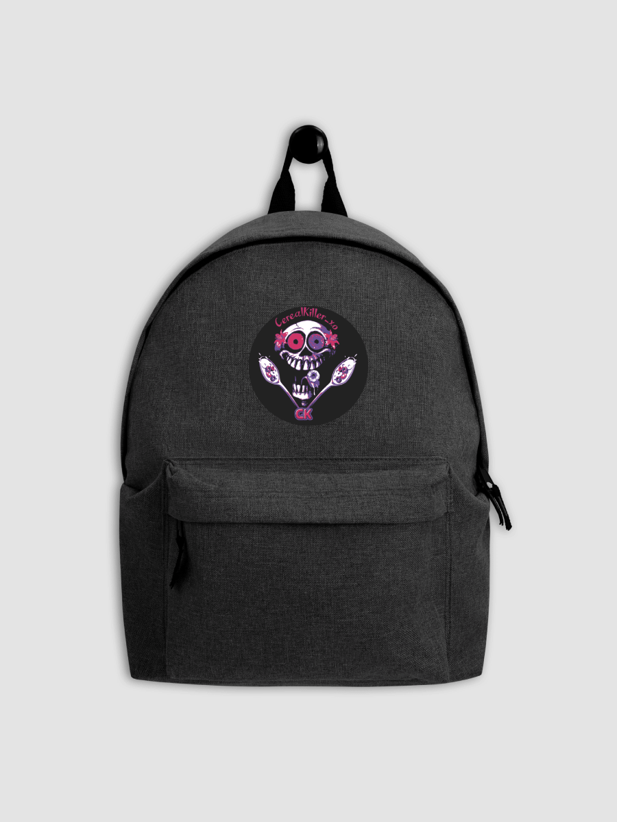 [The Cereal Bowl] Embroidered Simple Backpack I BagBase BG126 product image (2)