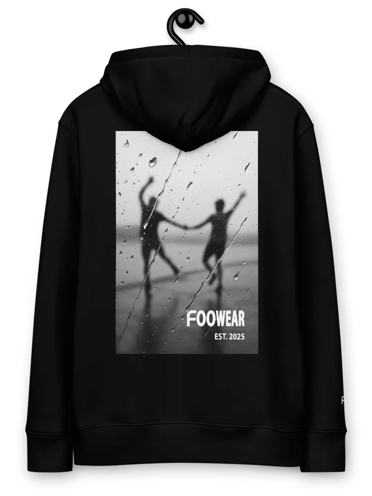 Embroidered Monogram Hoodie in Black with Backprint product image (3)