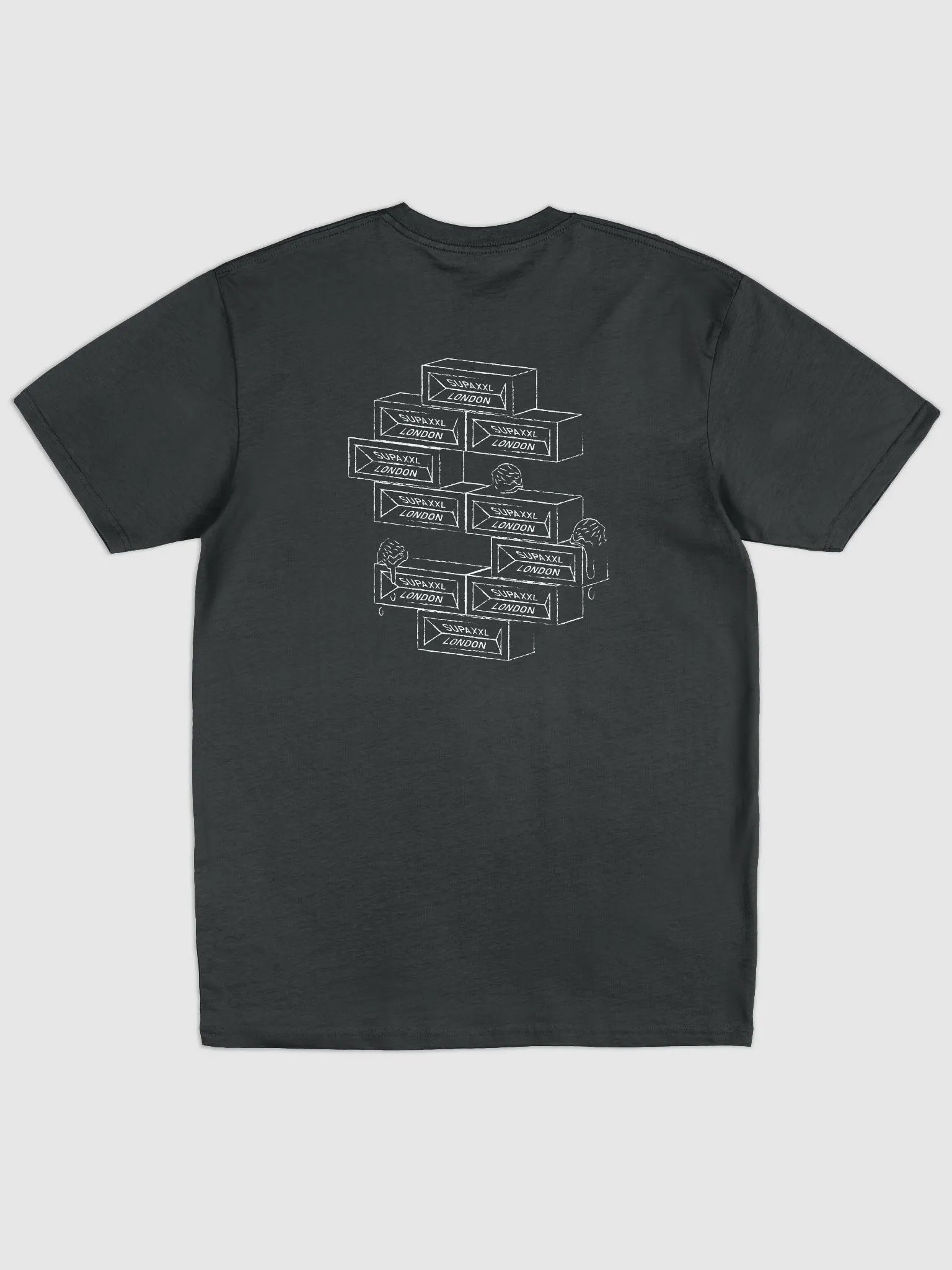 Brick Wall Premium Tee Black product image (2)