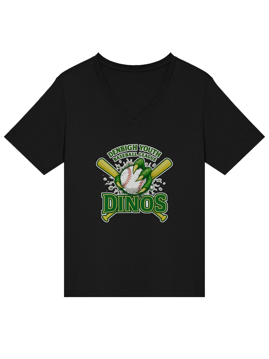 Dinos Baseball Claw Logo V-Neck Tee product image (24)