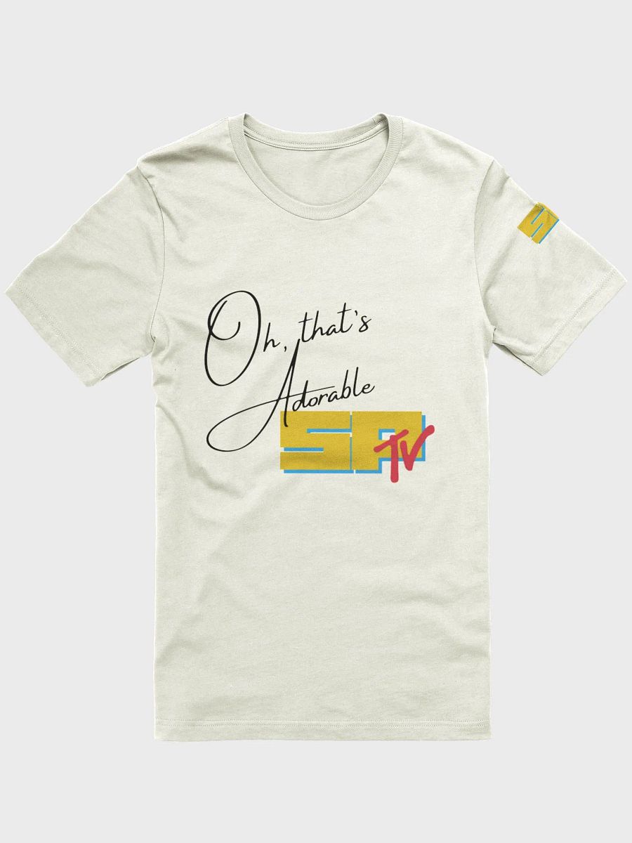 That's Adorable - color logo on sleeve - shirt LIGHT colors product image (1)