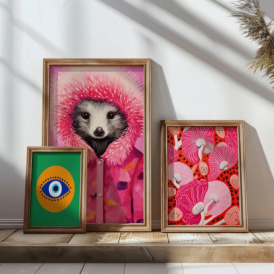 Funky Gallery Wall Set of 12 Colorful DIGITAL Prints product image (8)