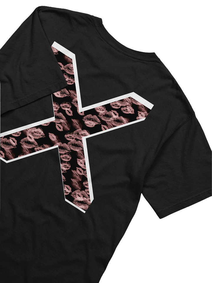 Black X Pink Lipstick Kisses | Shirt product image (2)