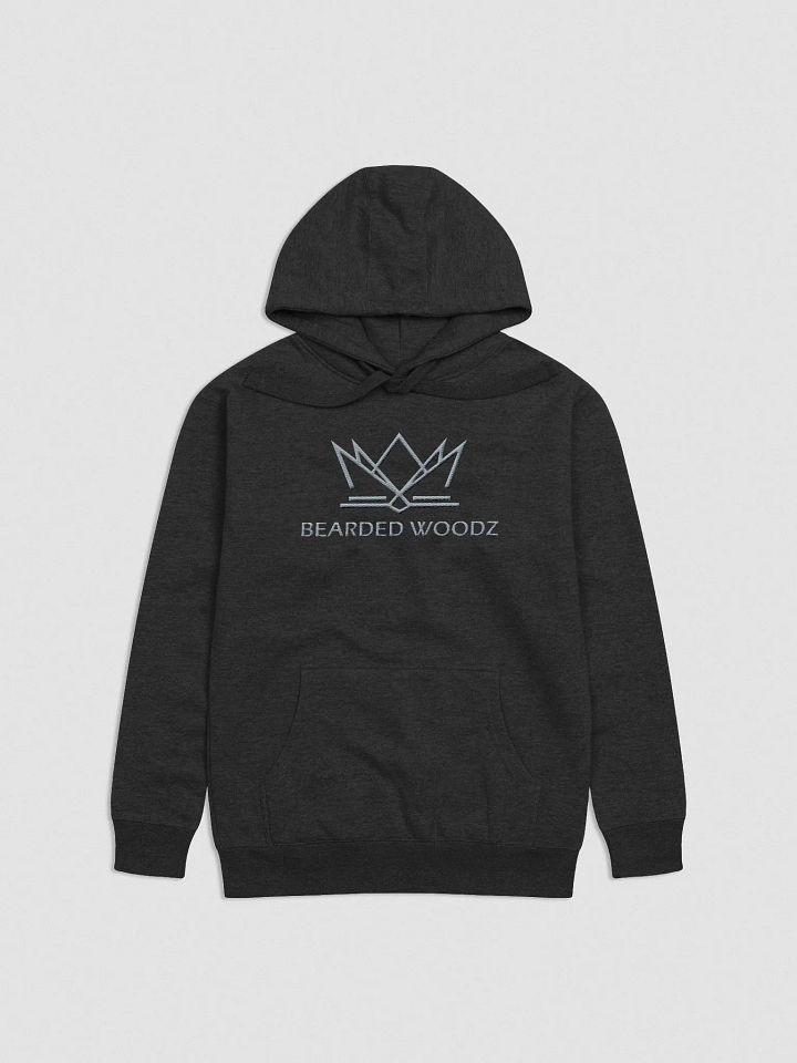 Women's Bearded Woodz Hoodie (Grey Embroidery) product image (1)