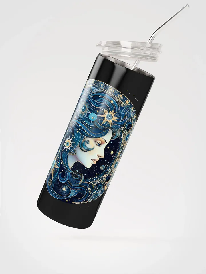 Unveil Aquarius Splendor: Zodiac Stainless Steel Tumbler! 🌌✨ product image (2)