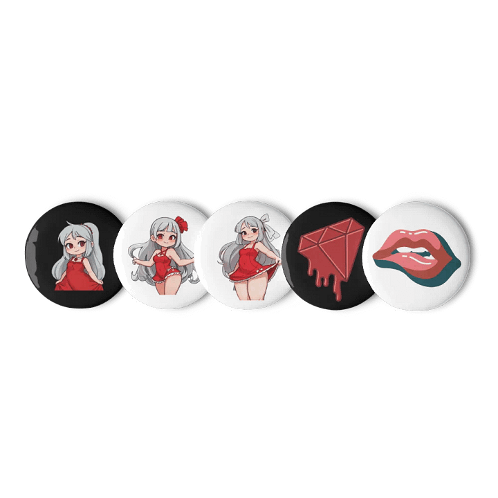 Chibi Fashionista Pin Set product image (1)