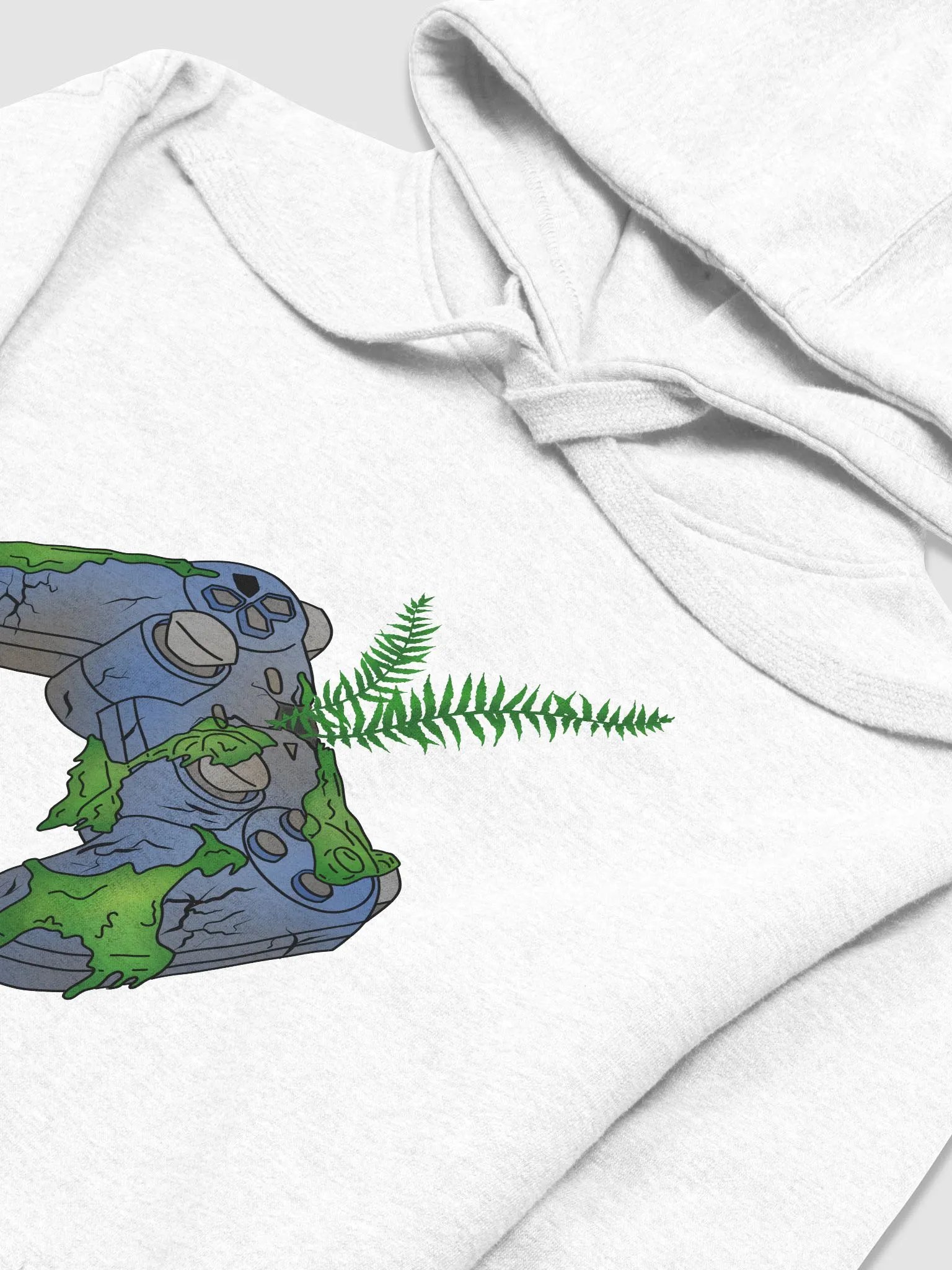Mossy Gaming Controller Hoodie | Unisex Cotton Hoodie product image (1)