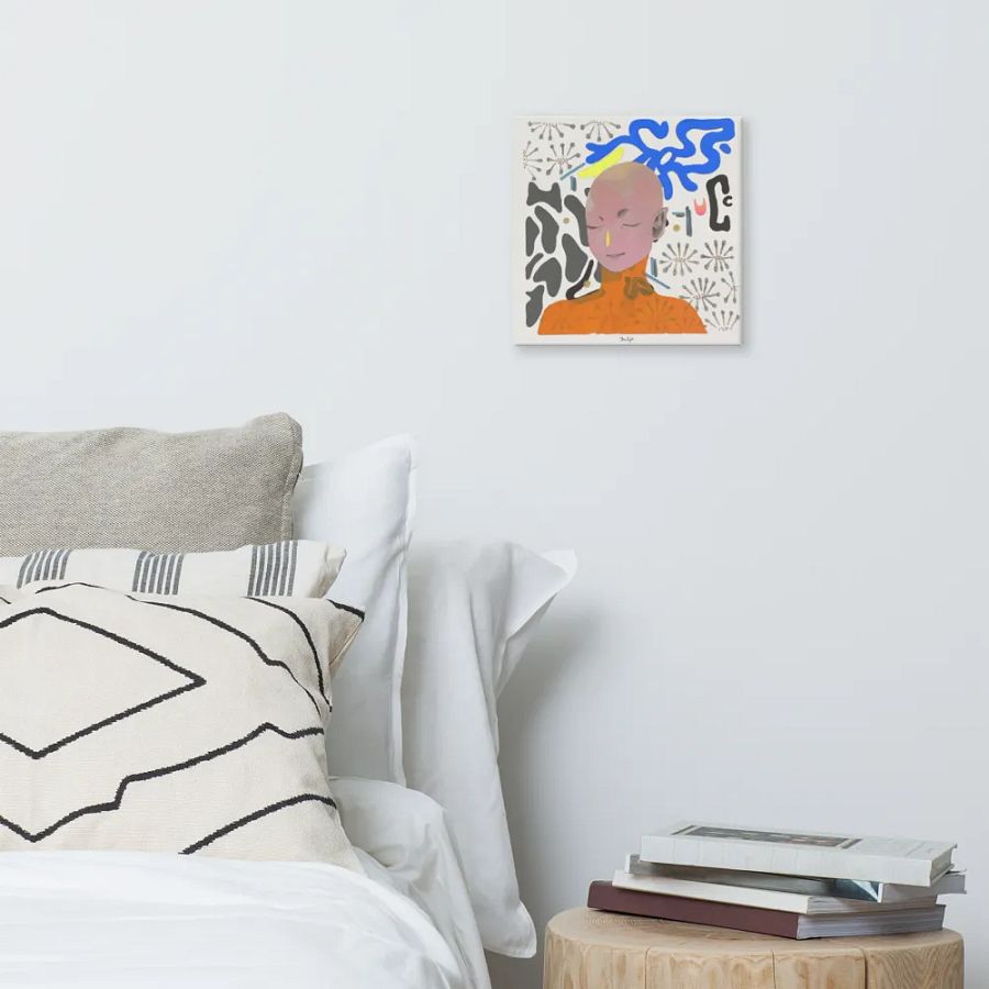 Elven Peace Square Canvas Print product image (6)
