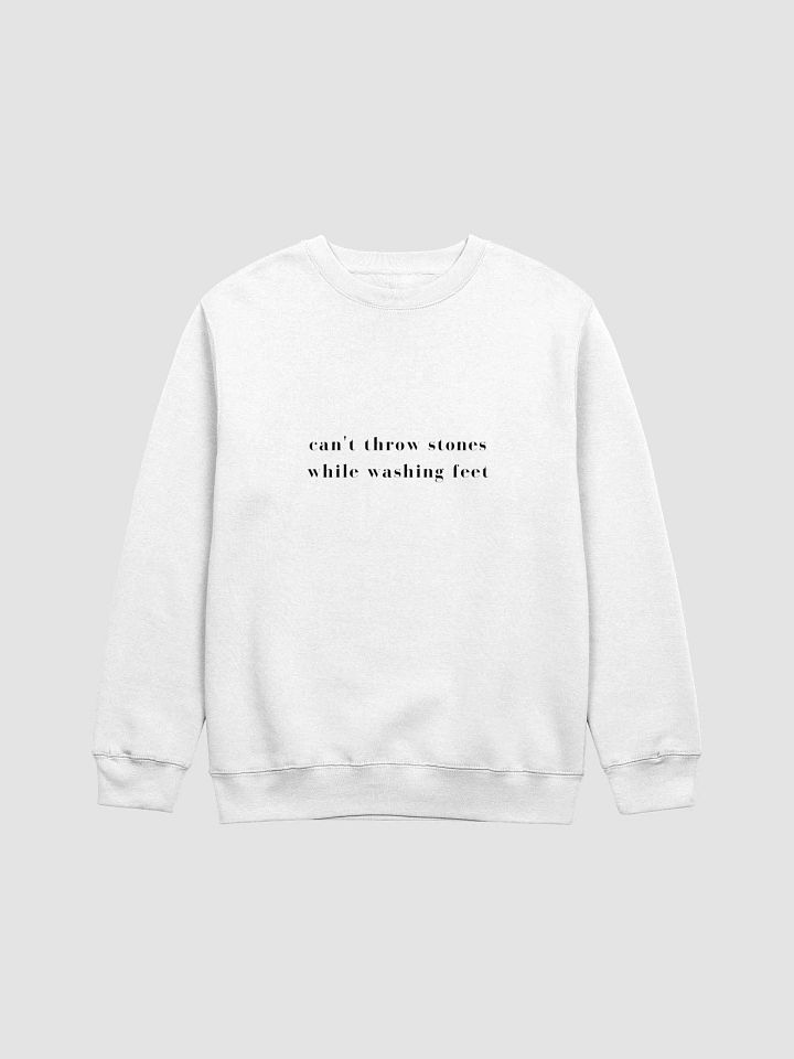 cant throw stones - sweatshirt product image (1)