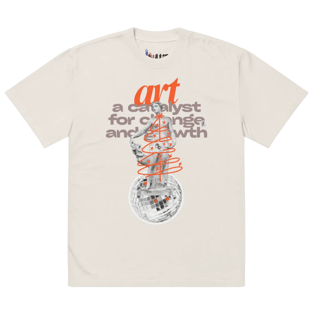 Art: a catalyst for change and growth unisex t-shirt product image (6)