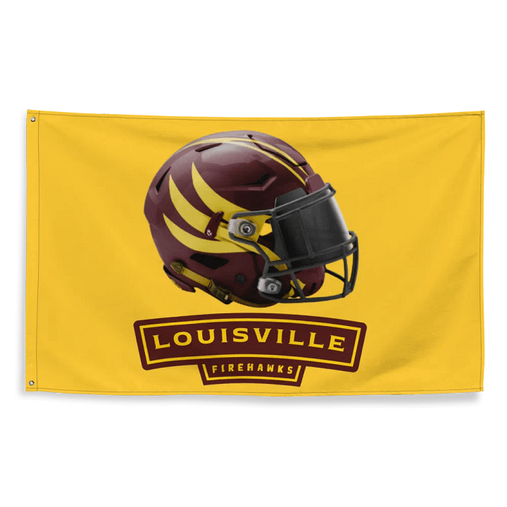Louisville Firehawks Team Flag product image (2)
